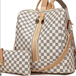 Westwood Checkered Backpack